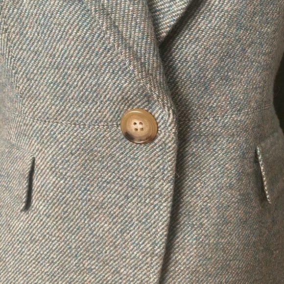 Talbots Wool Blend Tweed Blazer Size 4 - Picture 6 of 9